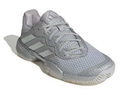 Детские теннисные кроссовки Adidas Barricade K - silver metallic/silver metallic/dash grey