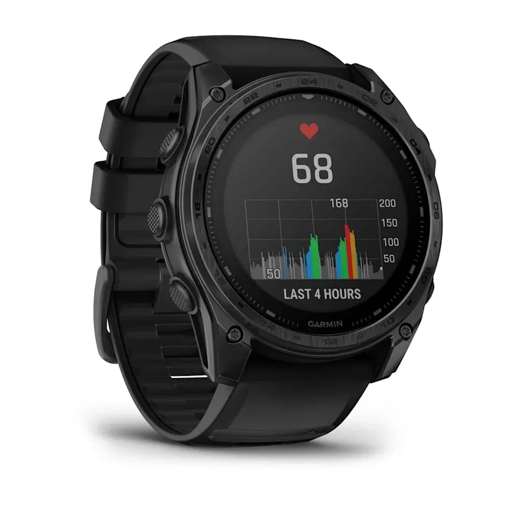 Garmin Tactix 8 51мм SOLAR Ultralight Solver с черным ремешком