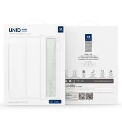 Чехол книжка зеленого цвета для Samsung Tab S10 Lite, Tab S10 FE, Tab S9, Tab S9 FE, серия Unid Series Case от Dux Ducis