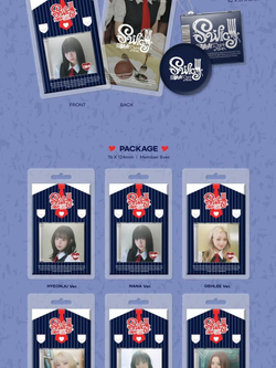 Альбом UNIS - SWICY 2nd Mini Album KEYRING 8 Version SET