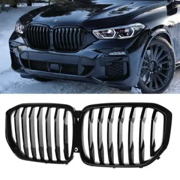 Чёрная решётка радиатора BMW X5 G05 2019-2023