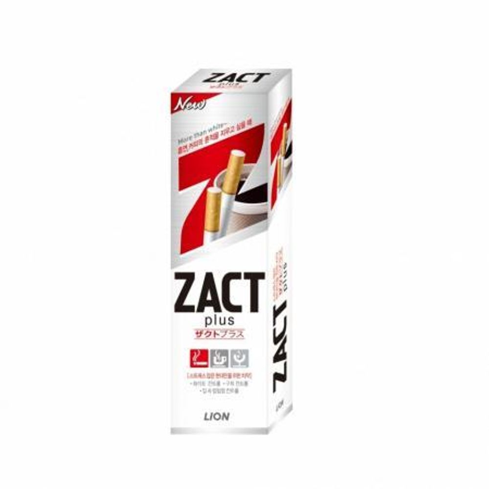 LION Зубная паста от табачного налета Zact plus, 150 г