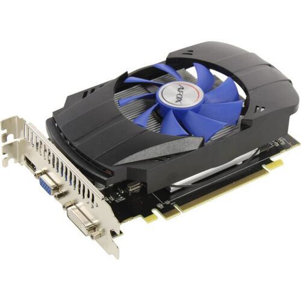 Видеокарта AFOX AMD Radeon R7 350, 2Гб GDDR5, 128 бит, Retail, PCIe3.0, 1xFAN, 2-SLOT, 75Вт, VGA, HDMI, DVI (AFR7350-2048D5H4-V3)