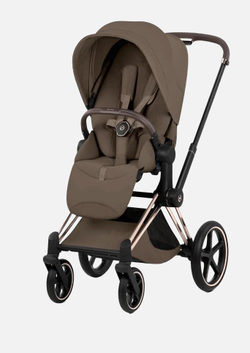 Коляска Cybex Priam V Style Rosegold 2 в 1 Coconut Brown