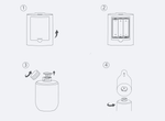 Дозатор сенсорный для жидкого мыла Xiaomi Simpleway Auto Foaming Hand Wash 300ml (ZDXSJ02XW) желтый