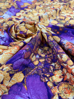 Трикотаж холодная вискоза Cavalli (фиолетовый)