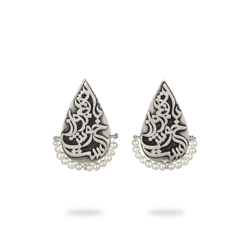 Серебрянные серьги с жемчугом Dorkhaneh DRK-110820269 Иран