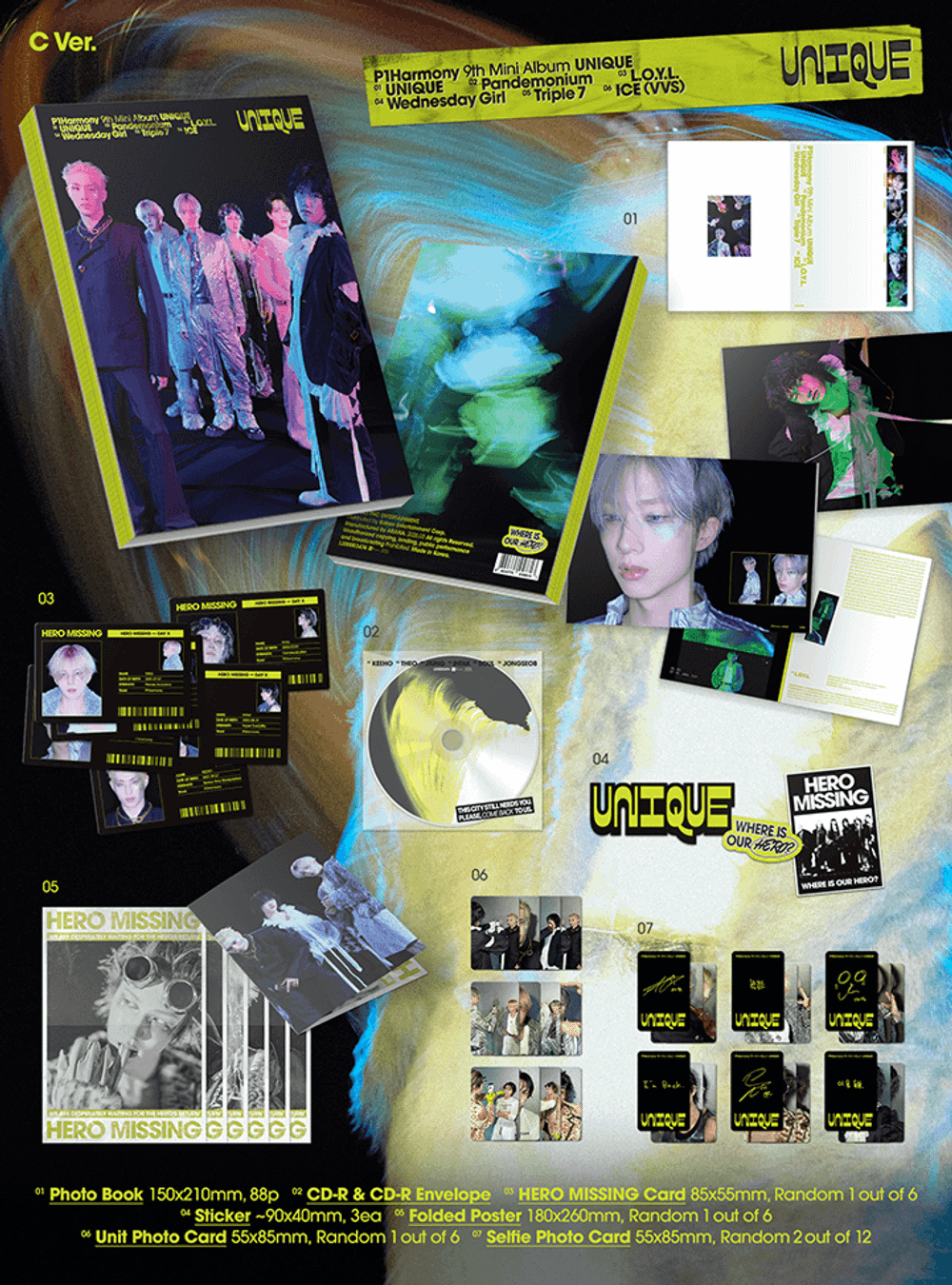 [Альбом] P1Harmony - UNIQUE (Photobook Ver.)