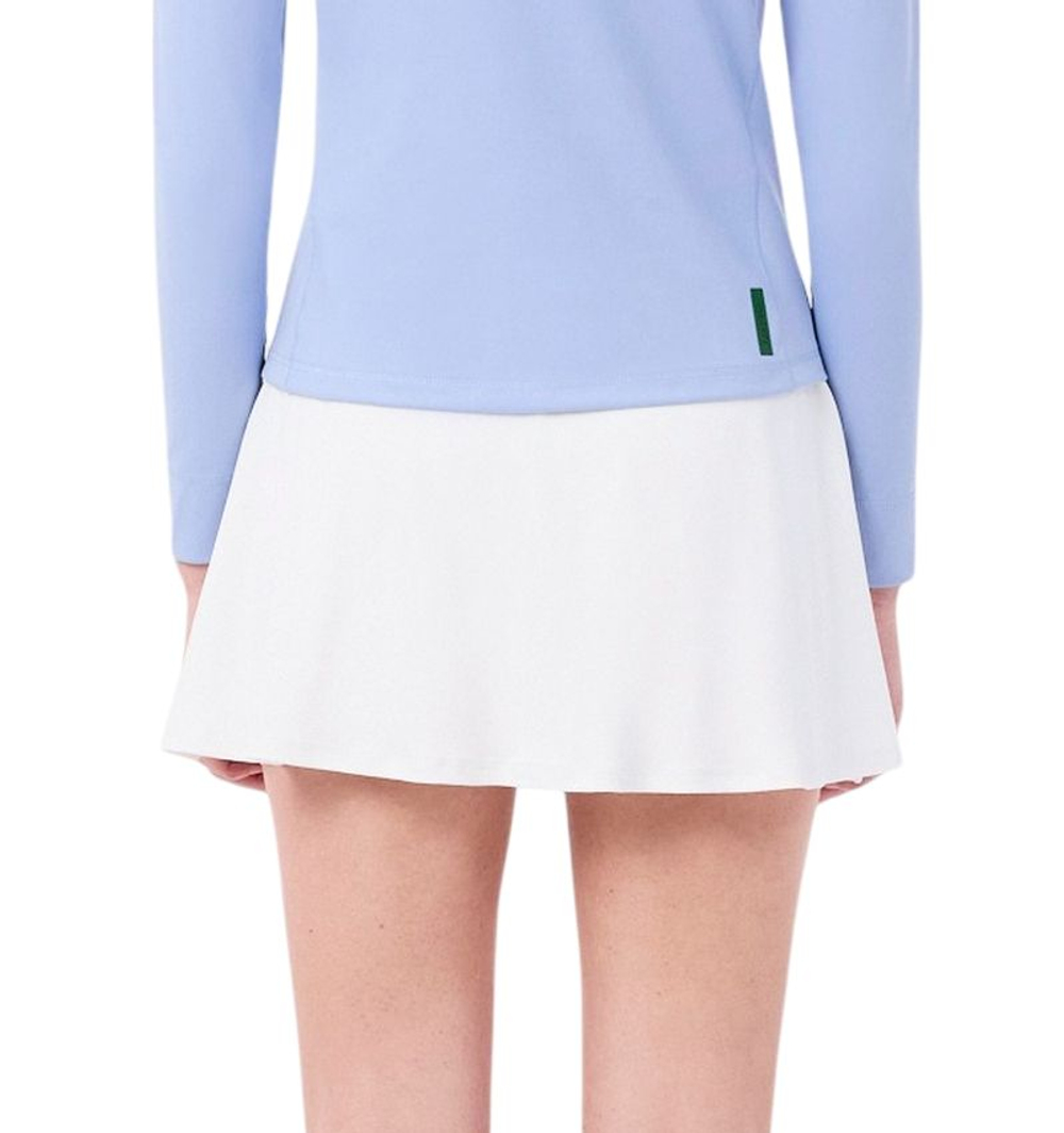 Теннисная юбка Lacoste Sport Ultra Dry Stretch Pique - white