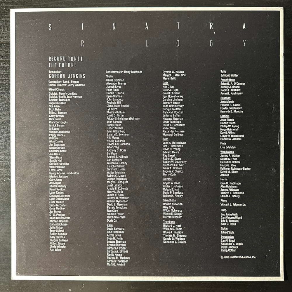 Frank Sinatra ‎– Trilogy 3LP (Европа)