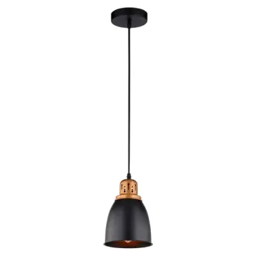 Подвесной светильник 1*E27 A4248SP-1BK черный Eurica Arte Lamp