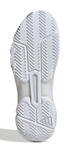 Мужские кроссовки теннисные Adidas CourtJam Control 3 Premium - cloud white/cloud white