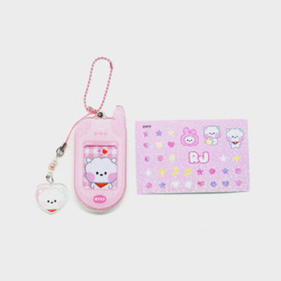 Брелок BT21 - RJ Minini Retro Phone Keyring