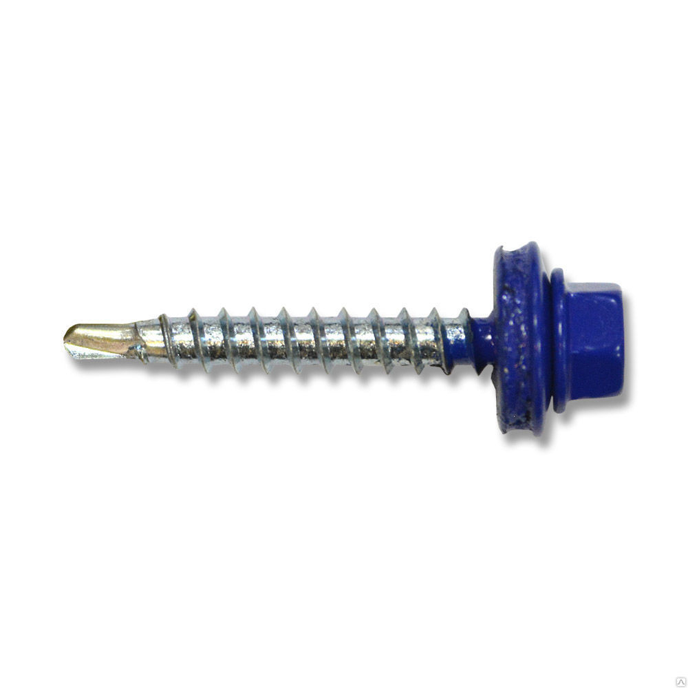 Саморез кровельный 4,8*35 RAL 5002