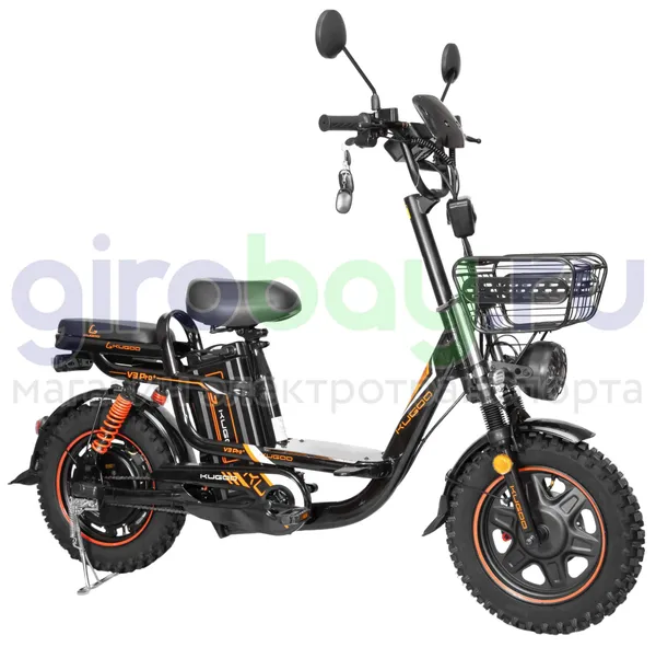 Электровелосипед Kugoo Kirin V3 PRO PLUS (60V/28.6Ah) внедорожная резина фото №6