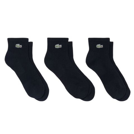 Носки теннисные Lacoste Ankle Sport 3P - black