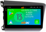 Магнитола для Honda Civic 9 2012 (седан) - Airoc 2K AU-1921 на Android 13, Быстрейшая, SIM-слот