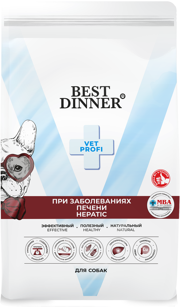 Сухой корм Best Dinner Vet Profi Hepatic Гепатик диета при заболеваниях печени у взрослых собак всех пород 12 кг Сухой корм Best Dinner Vet Profi Hepatic Гепатик диета при заболеваниях печени у взрослых собак всех пород 12 кг