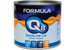 ЭМАЛЬ ПФ-115 ЧЕРНАЯ 1,8 КГ (6) "FORMULA Q8"