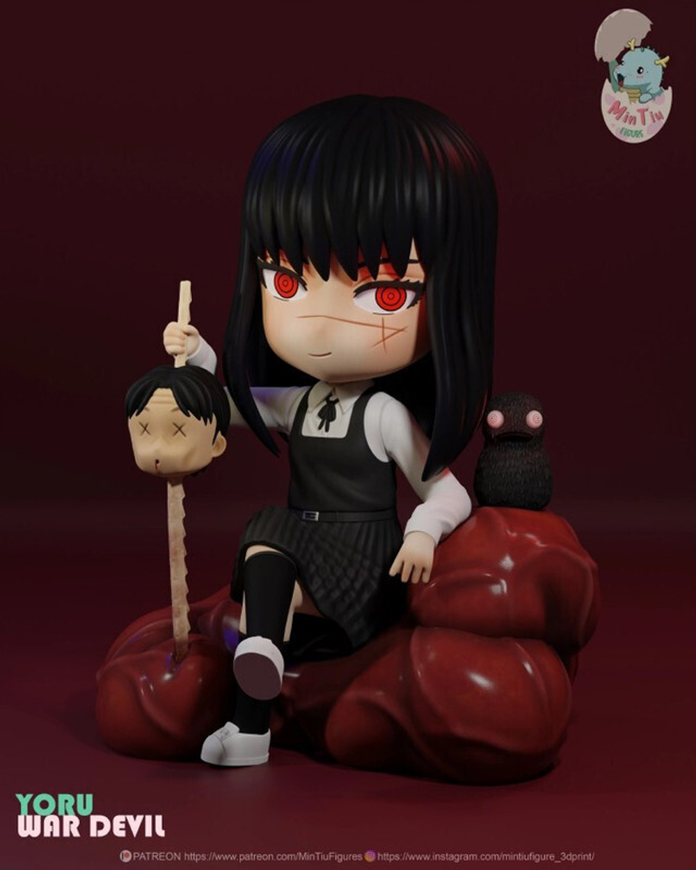 Ёру Yoru Человек бензопила Chainsaw ManКоллекционная Фигурка Аниме
