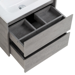 Тумба подвесная с раковиной BelBagno KRAFT 39-600/390-2C-SO-CG