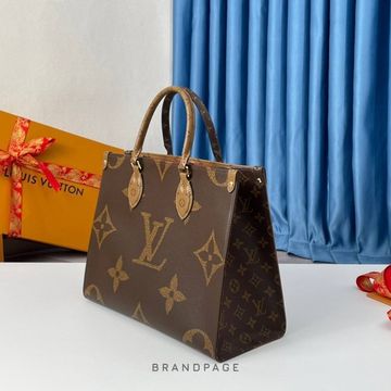 Сумка-тоут коричнево-бежевая от Louis Vuitton Onthego MM BP5-759952