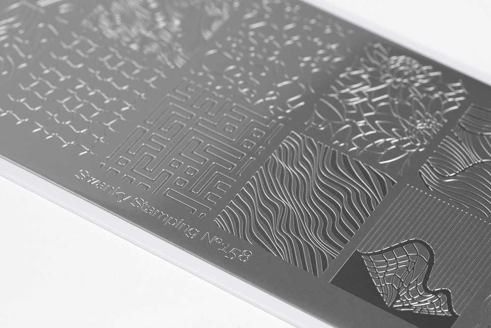 Swanky Stamping Пластина для стемпинга 158 линии