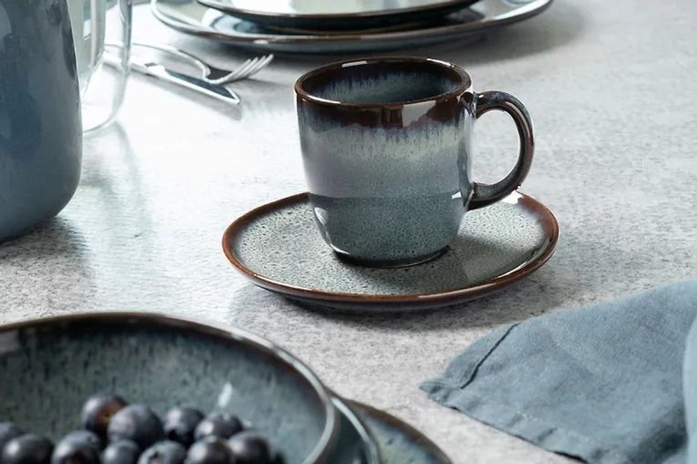 Блюдце Lave Gris Like. by Villeroy & Boch, , 15,5 см, Фарфор (Из Финляндии)
