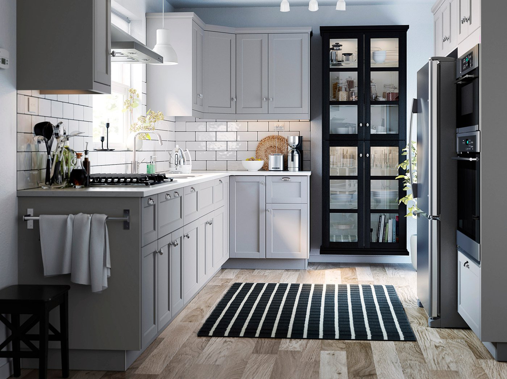 IKEA MITTLED  (ИКЕА МИТТЛЕД)  -  Светодиодная подсветка для кухни - с регулировкой яркости серебристый 40 см