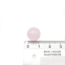 Бусина из кварца розового (12-13 мм)