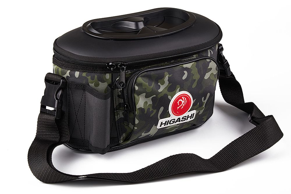 Термокан рыболовный HIGASHI Live bait box 4.5L #Camo