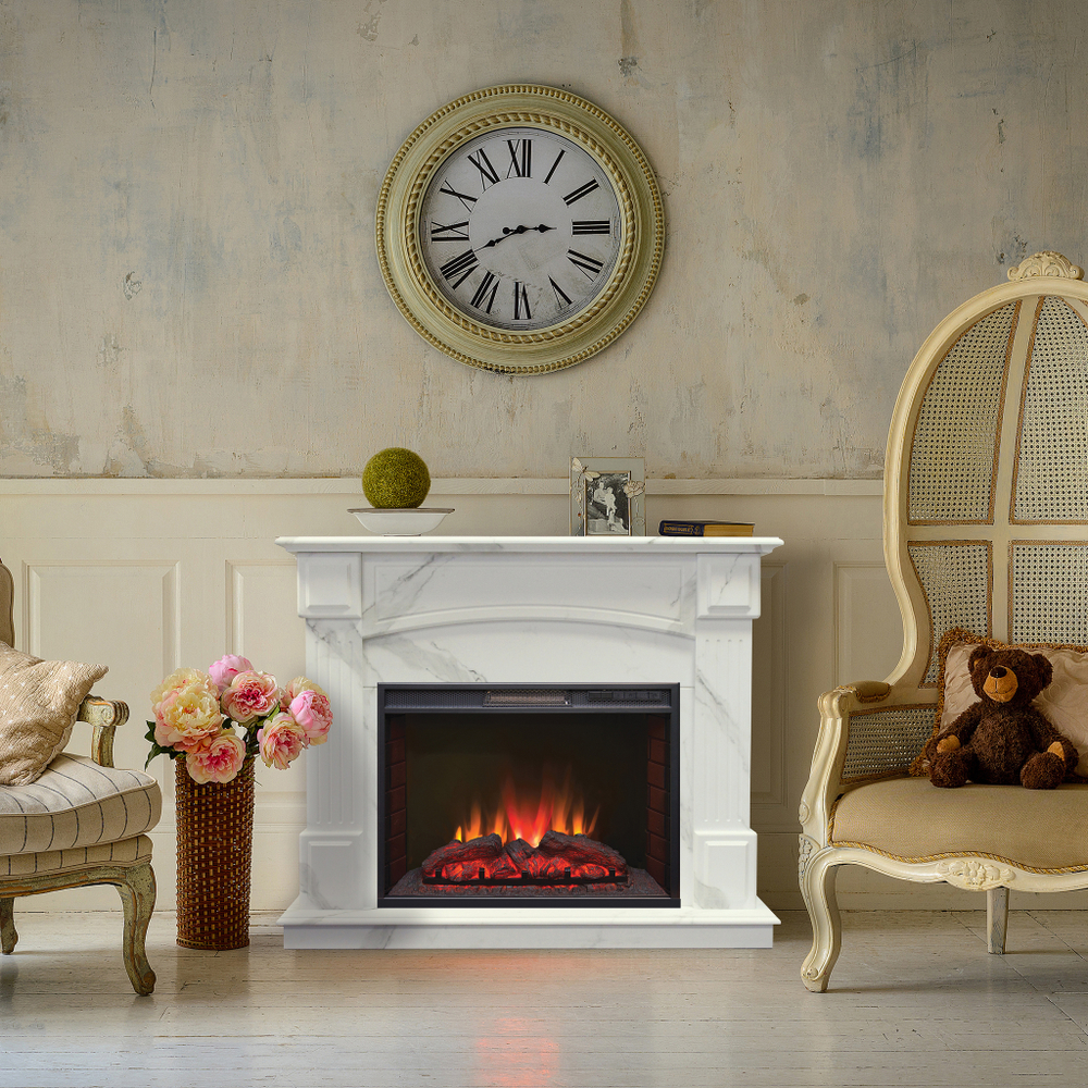 Каминокомплект Real Flame Carolina 24/25,5 WT-F512 с очагом Sparta 25,5