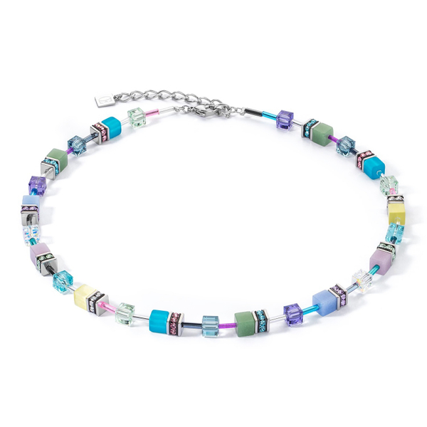 Колье Coeur de Lion Multicolour Pastel Silver 2838/10-1580
