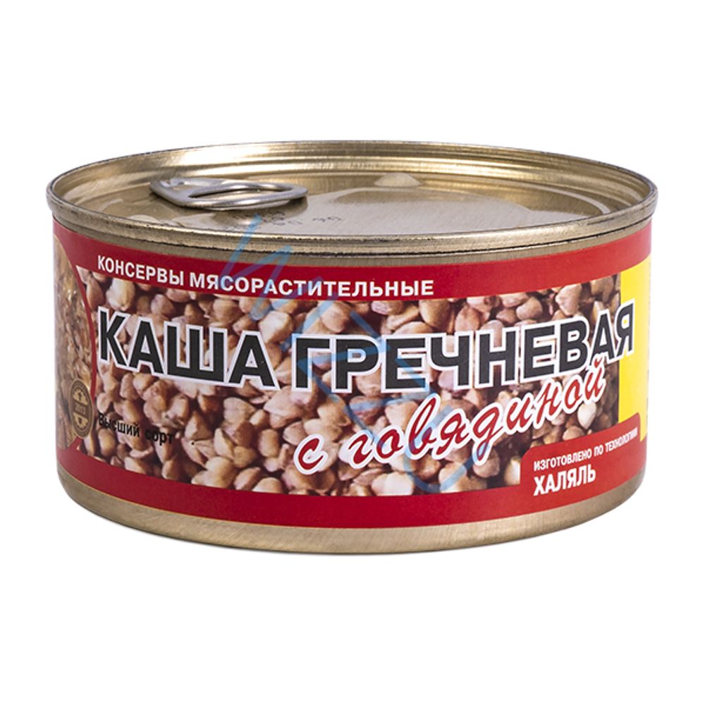 Каша Экопрод гречневая с говядиной 325г