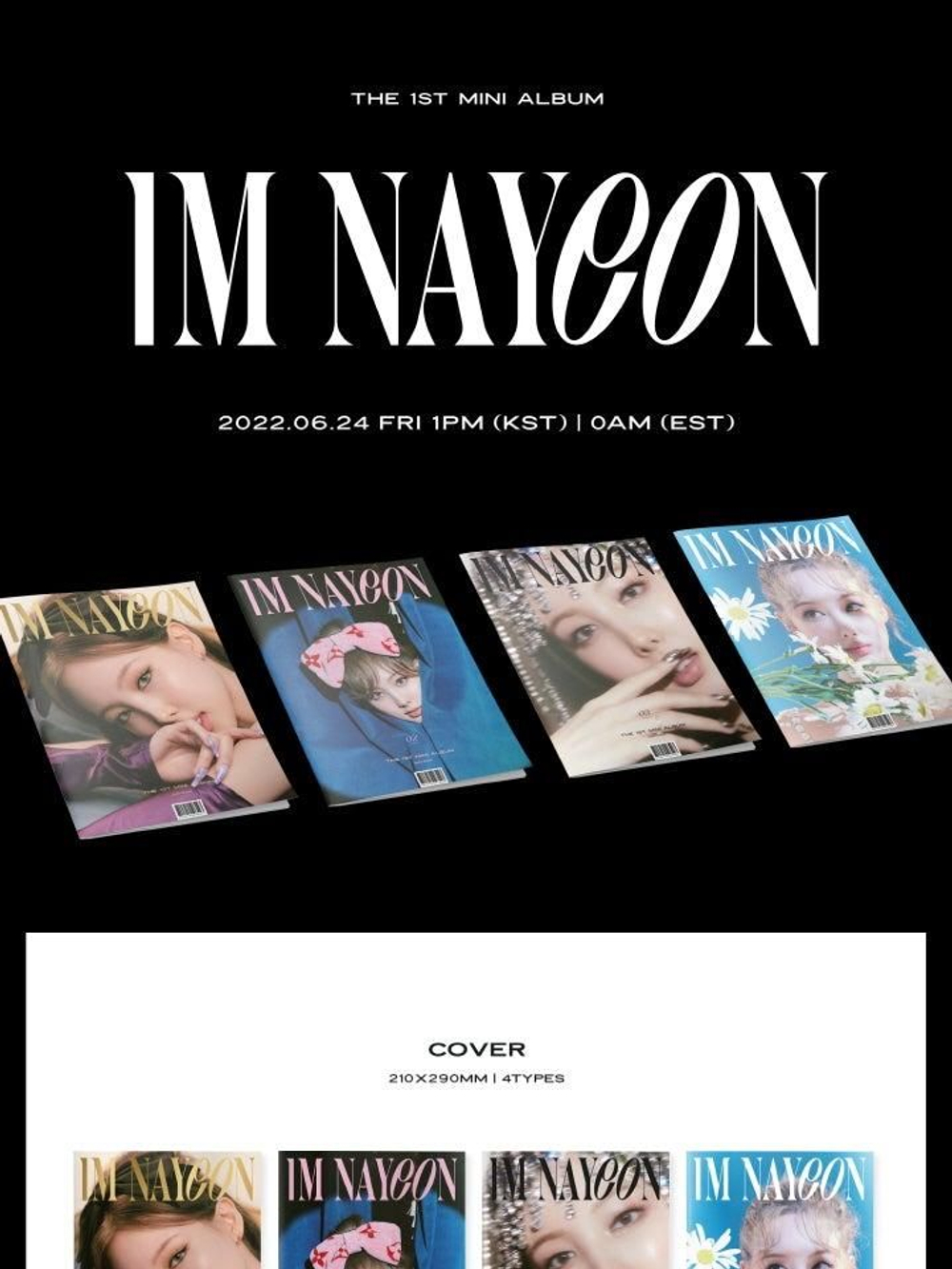 Альбом TWICE NAYEON - IM NAYEON 1st Mini Album RANDOM Version