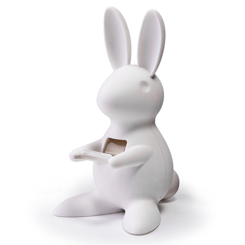 Диспенсер для скотча bunny, белый