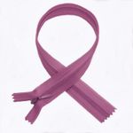 Молния потайная (скрытая) SBS Т3 (3 мм) 1 зам., н/раз., 60 см, S-376 сиреневый темный, уп. 50 шт