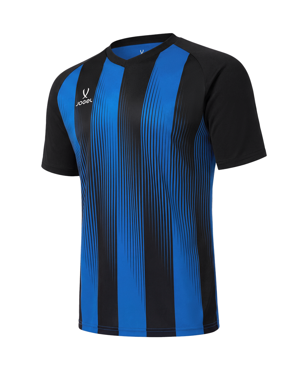 Футболка игровая Jogel Camp Striped Jersey, синий Z2/черный 99