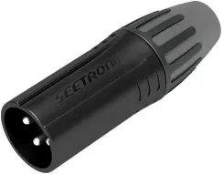 Seetronic SCMM3-B Кабельный разъём XLR "папа", 3-контактный.
