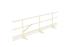 Кровельное ограждение Fachmann KO/SK/SN-800-3-3000 Фальцевый крепеж RAL