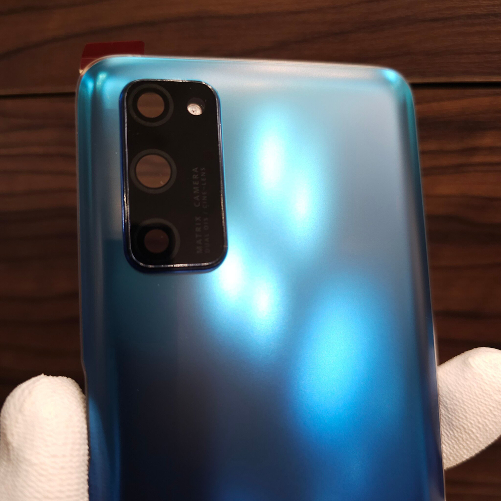 Крышка для Honor View 30 Pro (заднее стекло) "хорошее качество" цвет: синий