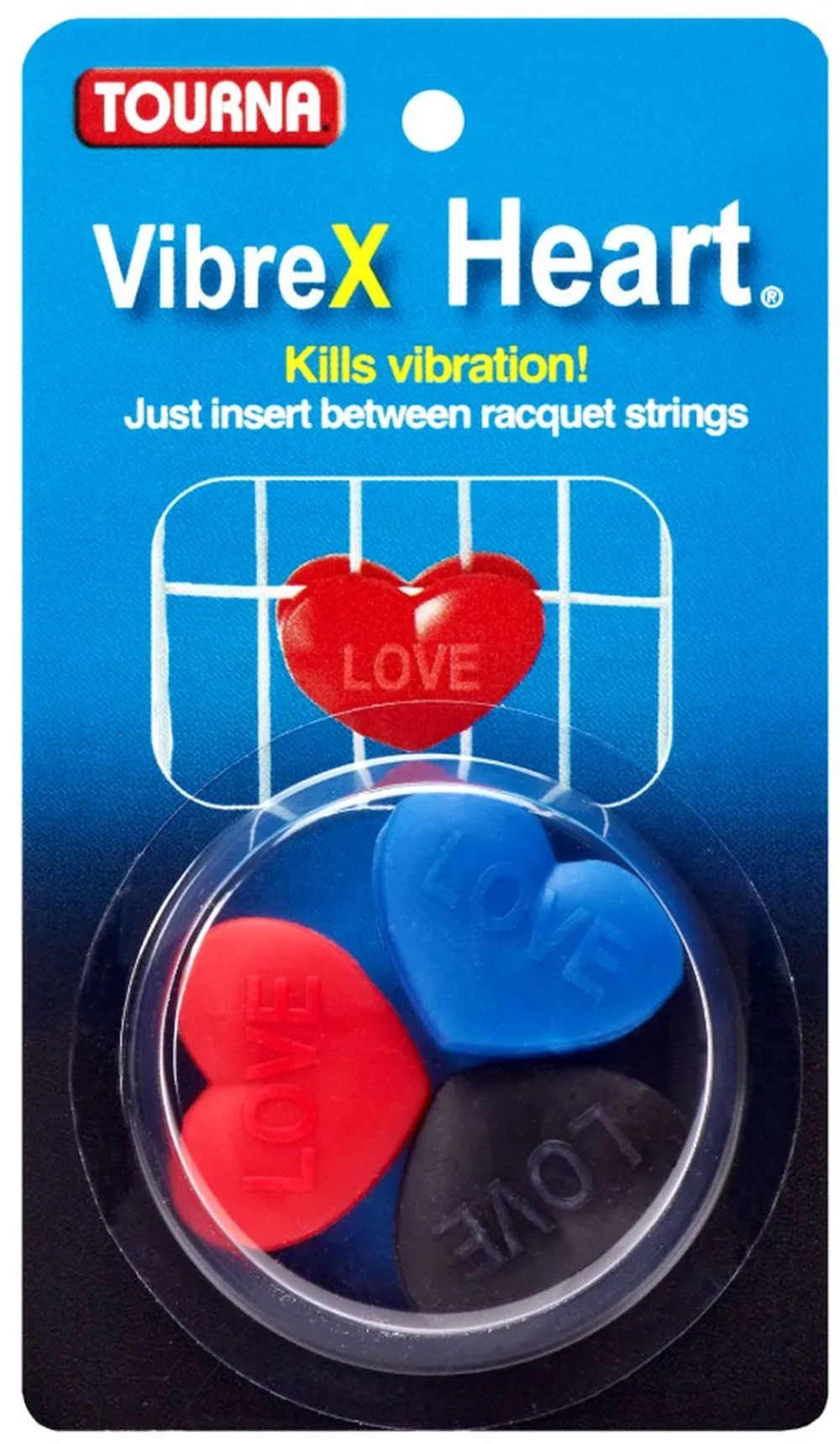 Теннисный виброгаситель Tourna Vibrex Heart 3P