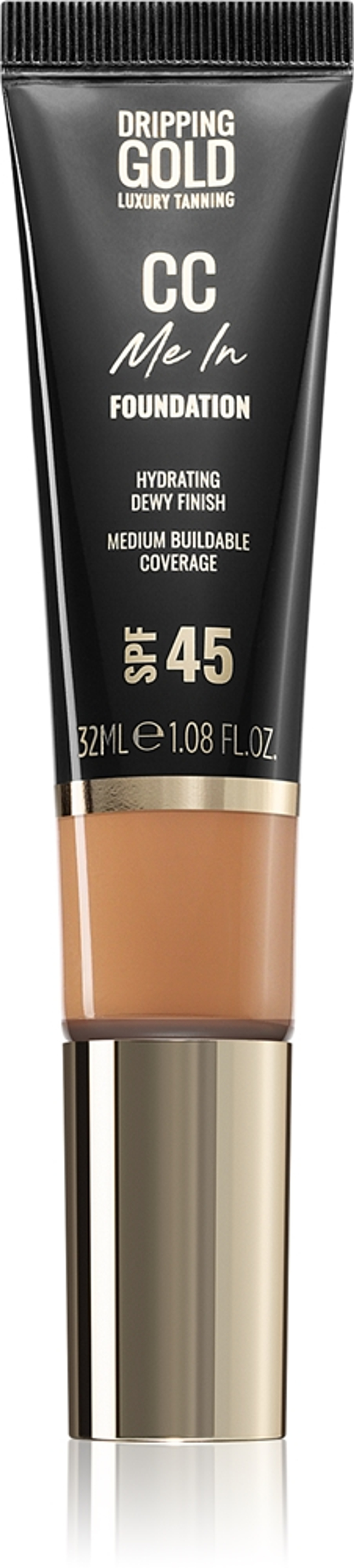 Dripping Gold CC Me In - Легкое тональное средство SPF 45 оттенок Almond 07, 32 ml