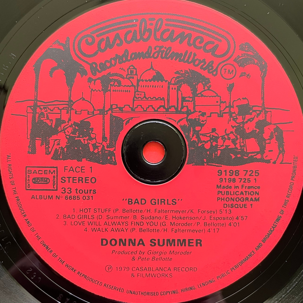 Donna Summer ‎– Bad Girls 2LP (Франция 1979г.)