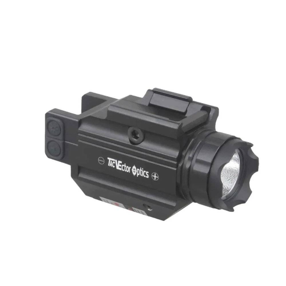 Лазерный целеуказатель Vector Optics Red Laser + фонарь
