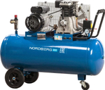 Компрессор поршневой с ременным приводом, объем 100 л NORDBERG ECO NCE100/400
