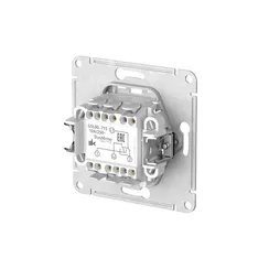 Переключатель перекрестный одноклавишный Systeme Electric Glossa Белый, самозажимные клеммы GSL000171S