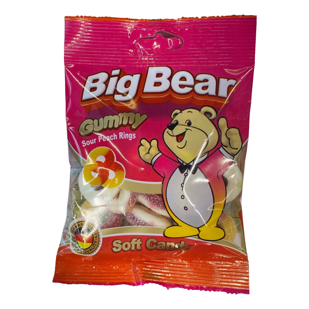 Мармелад Big Bear Кольца персиковые 80г