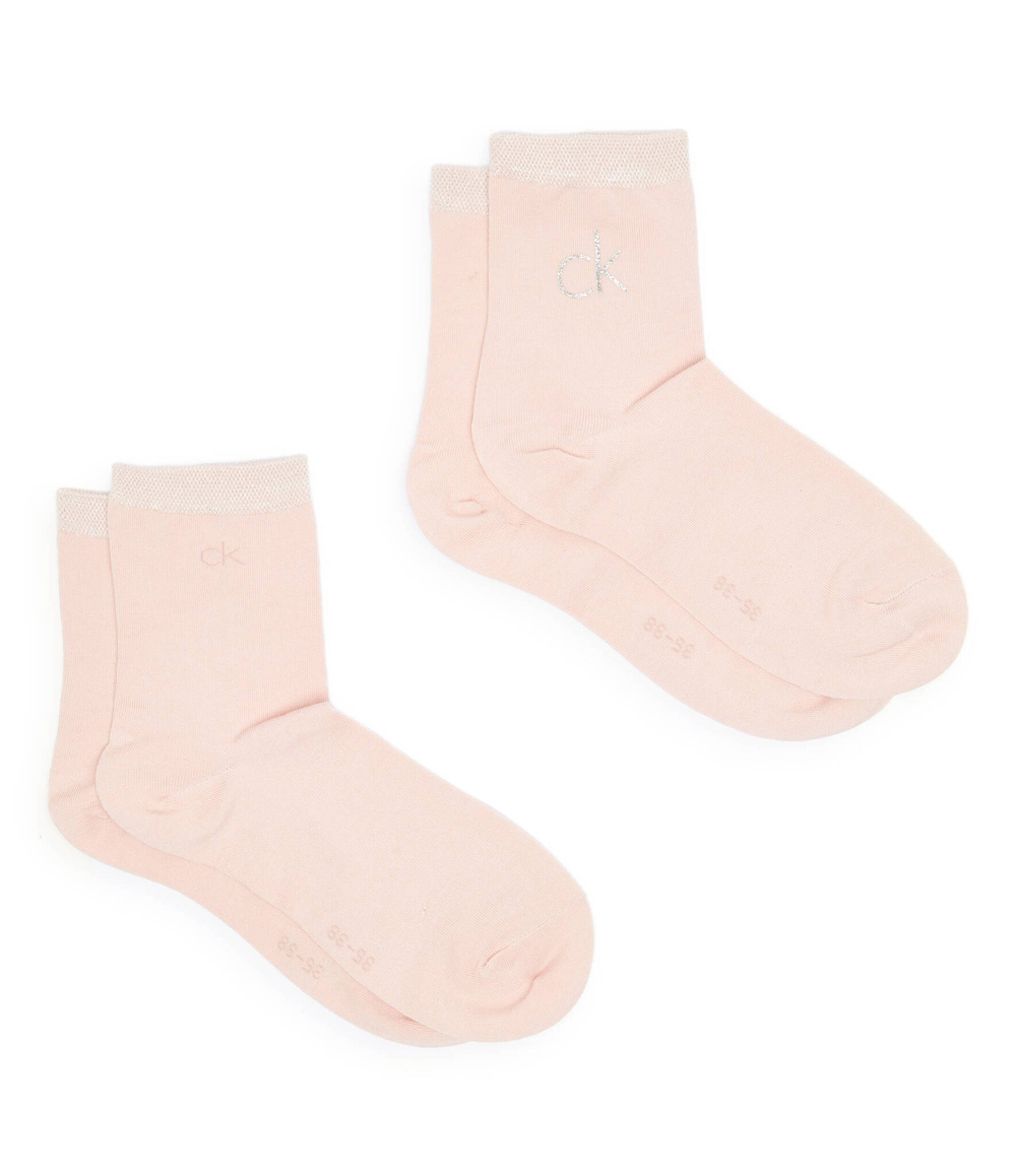 Носки 2 пары Calvin Klein - розовый(701229680)
