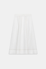 ЛЬНЯНАЯ ЮБКА НА ЗАПÁХЕ СО СТРОЧКОЙ — ZARA